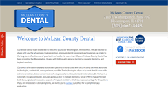 Desktop Screenshot of mcleancountydental.com